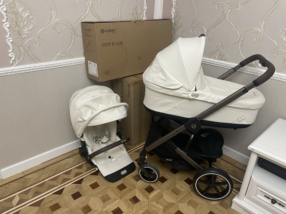 Коляска 2 в 1 Cybex Balios S Lux Seashell Beige