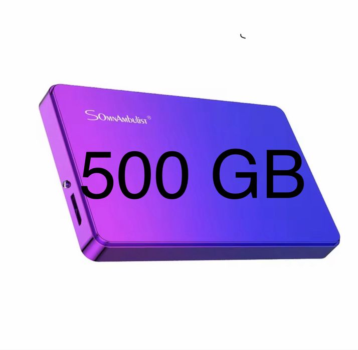 500 GB Зовнішній накопичувач жорсткий диск Somnambulist, хард диск, HDD