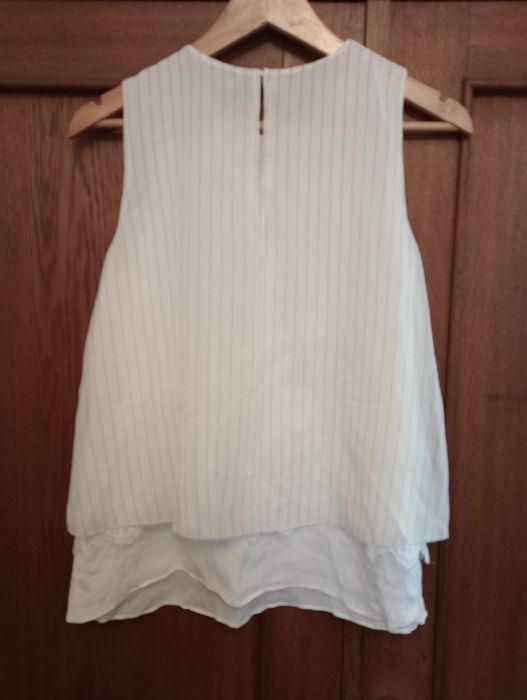 Letnia bluzeczka top biała Massimo Dutti roz 38