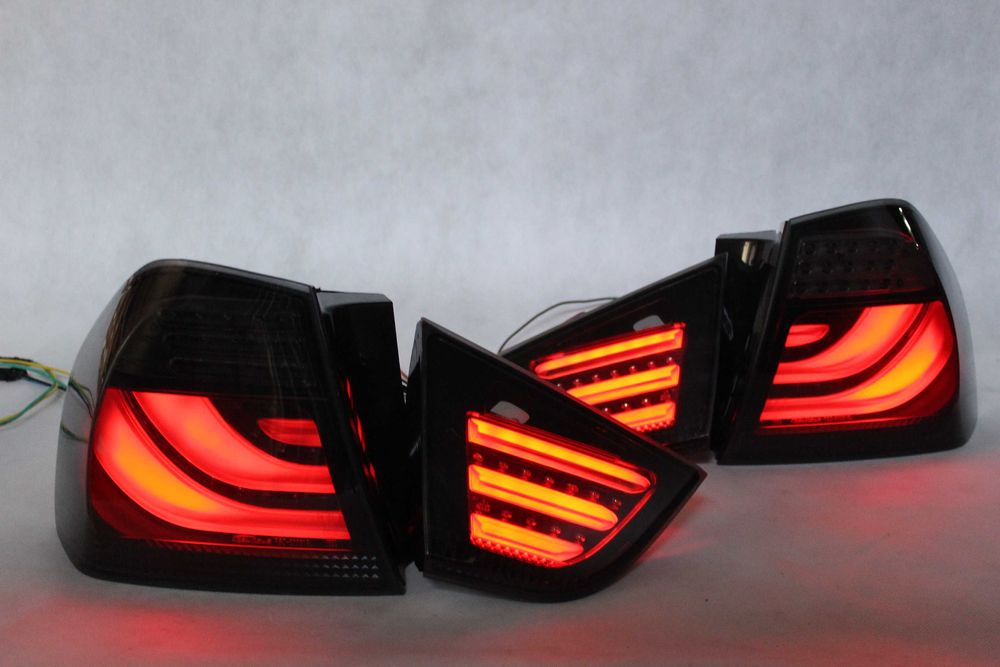 Lampy światła tył tylne BMW E90 09-11 LCI LIFT SEDAN LED SMOKE NEON