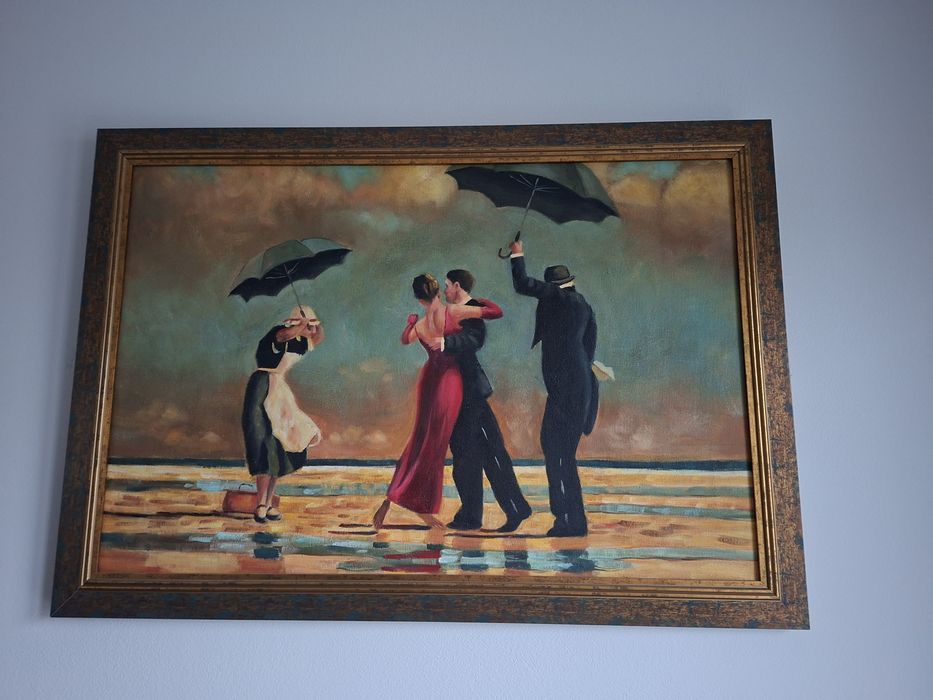 Jack Vettriano, Śpiewający kamerdyner, obraz - reprodukcja    The Sing