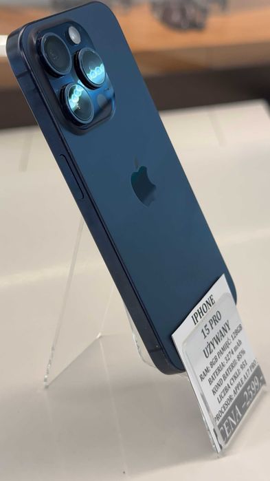 iPhone 15 PRO 128GB Bat. 85% Topcase Vivo *Raty 0%