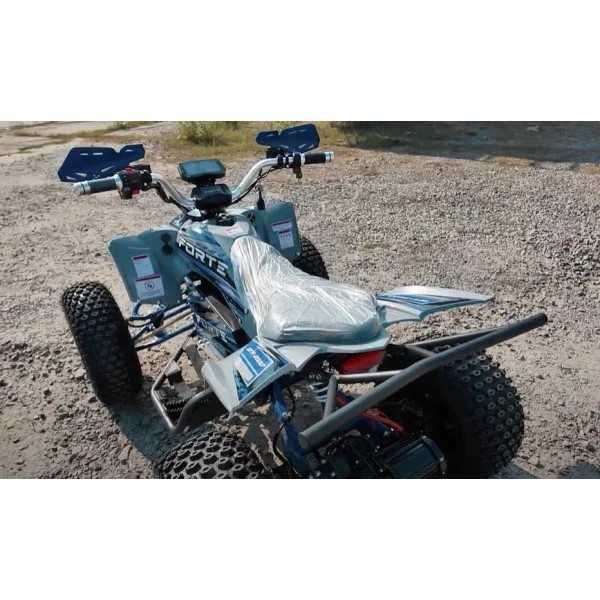 Квадроцикл акумуляторний FORTE ATV1000I сіро-блакитний 1500вт