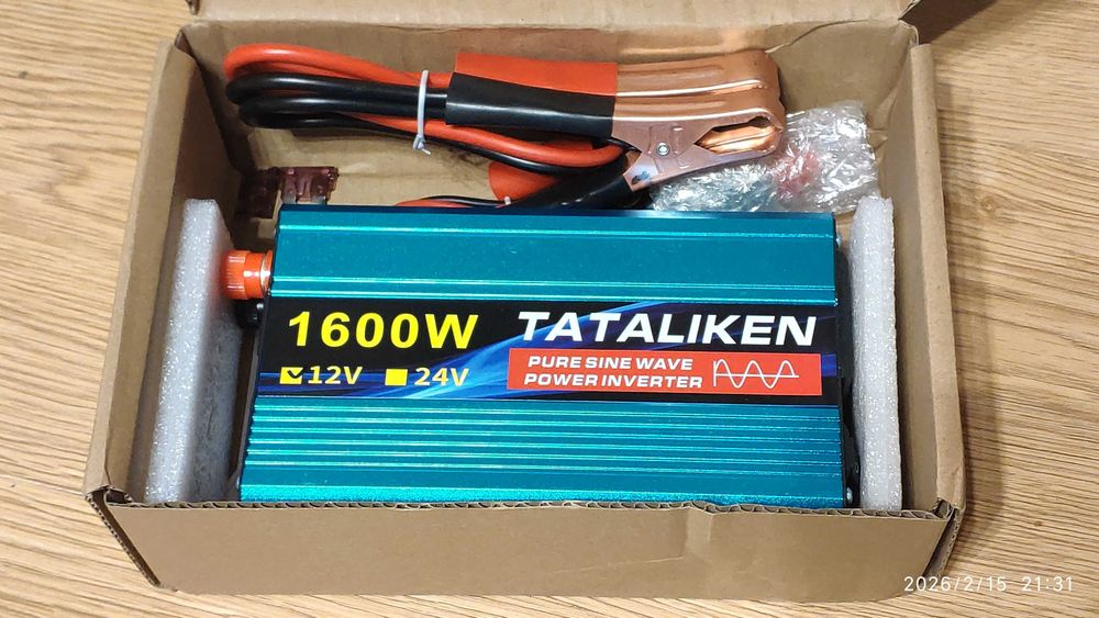 інвертор для котла чистий синус Tataliken 1600Вт