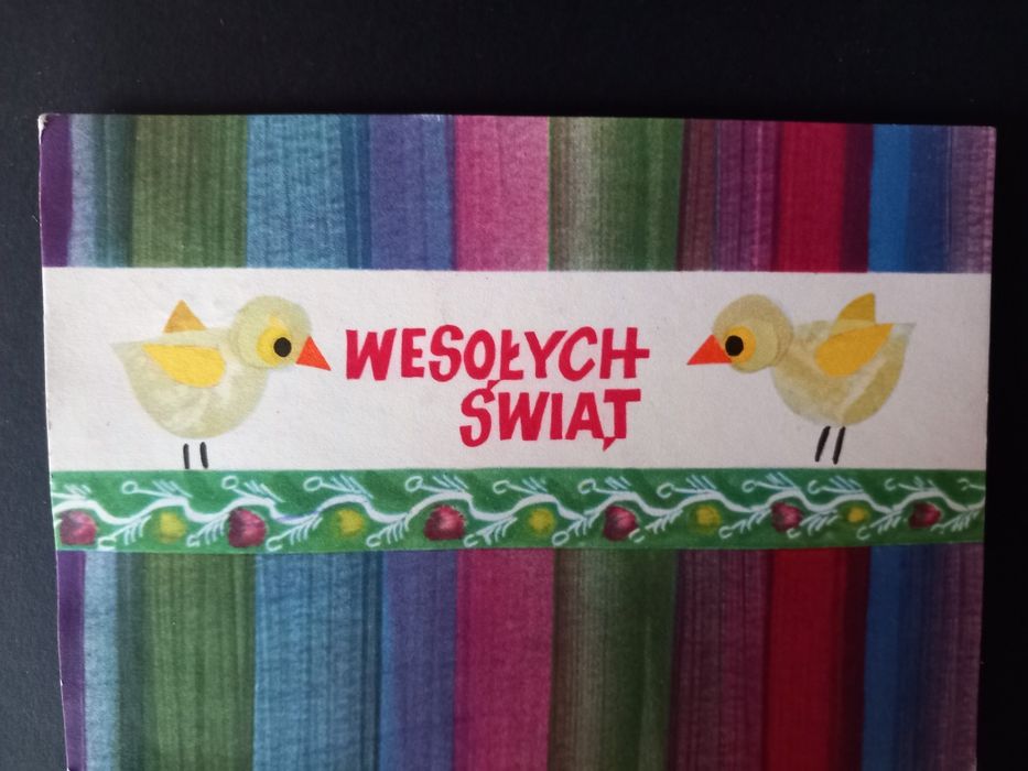 IMIELSKA Gebethner Danuta kartka graficzna z motywem świątecznym.