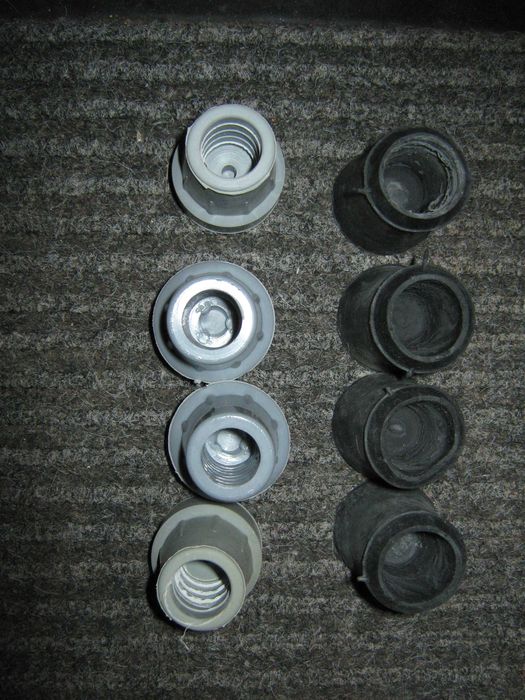 Наконечник на трость на костыли. Накостыльник 65 гр/шт