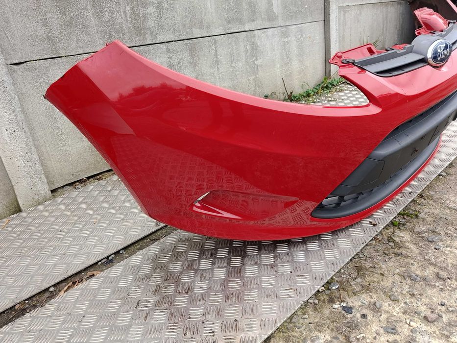 Zderzak Przedni Ford Fiesta MK7 / Kolor K9 / Czerwony