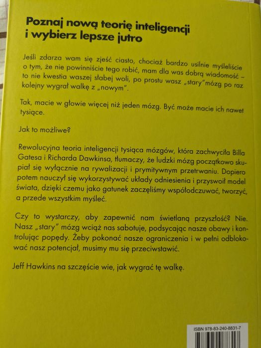 Tysiąc mózgów w twojej głowie Jeff Hawkins