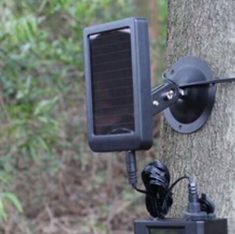 painel solar 7v 800mA powerbank USB para camera de caça suporte
