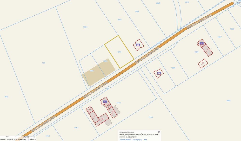 Działka budowlana 1000m2  Targowa Górka  9km VW Września 40km Poznań