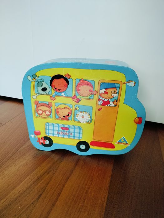 Puzzle autocarro escolar +2/3 anos Majora