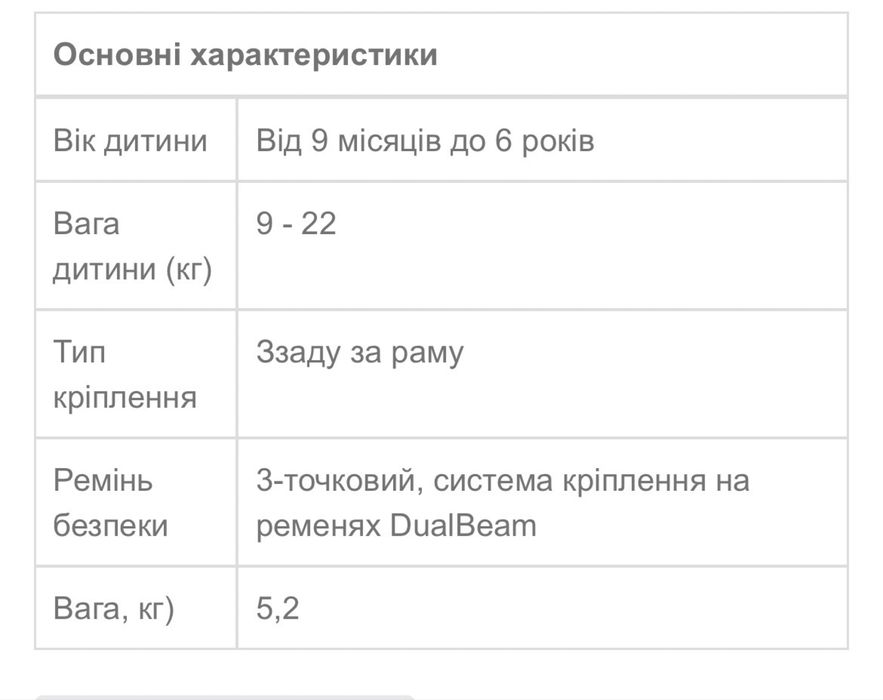 Дитяче велокрісло THULE