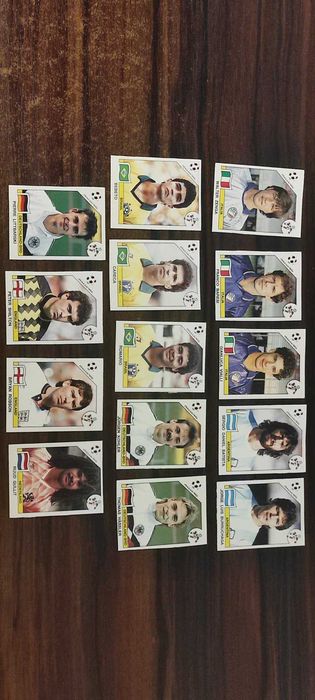 FIFA World Cup Italia 1990 (Panini) 14 стикеров.