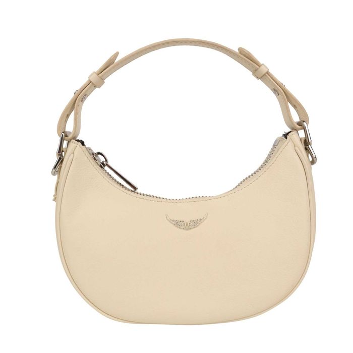 Zadig & Voltaire Damska torba tote Kremowa Skórzana Torebka ACS6078