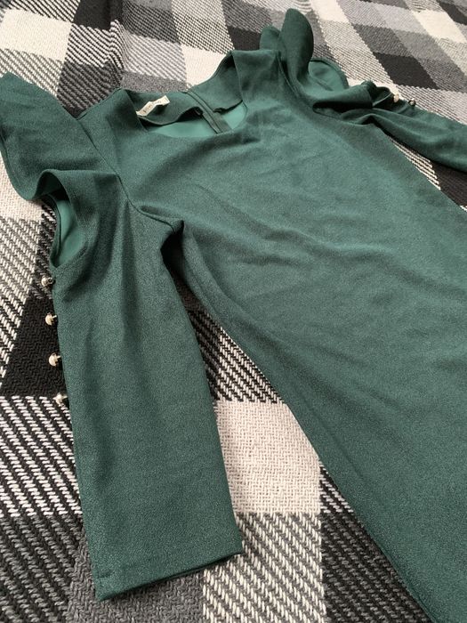 Сукня темно-зелена