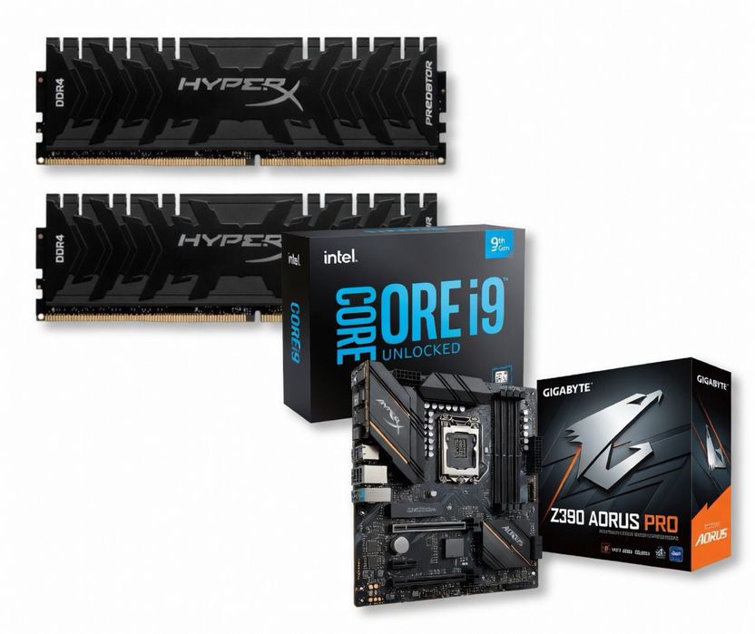 i9-9900K + Aorus Z390 Pro + 32GB DDR4 HyperX Predator