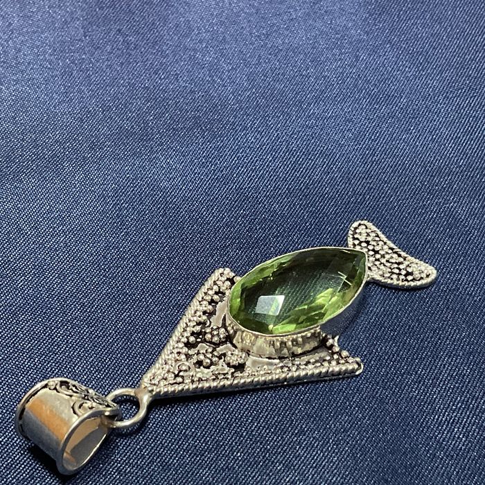 Pendente prata 925 medida de 7 cm