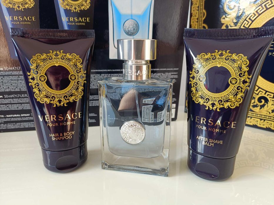 Versace Pour Homme EDT zestaw upominkowy dla mężczyzn Łączany/Oświęcim