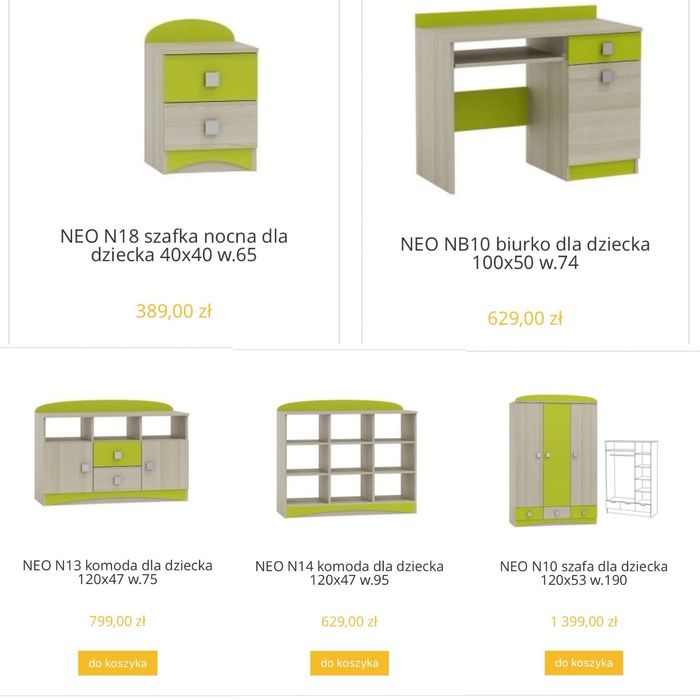 Meble NEO - używane