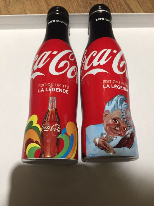 5 Garrafas Coca-Cola - França 2018