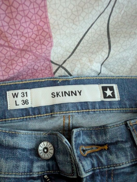 Spodnie męskie Big Star dżinsy jeansy skinny
