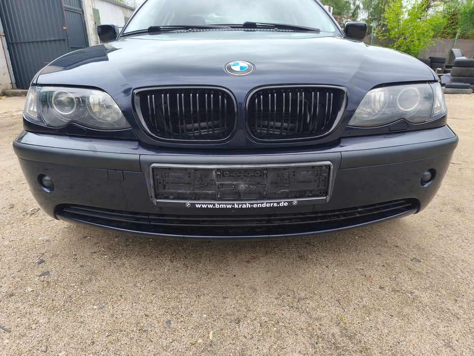 zderzak przód bmw e46 lift sedan kombi 317/5 orientblau