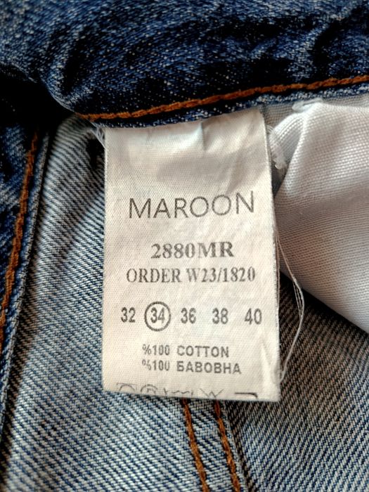 Джинси жіночі прямі MAROON, р-р 34