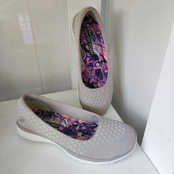 Легкі сліпони балетки Skechers Microburst One Up (Memory Foam)