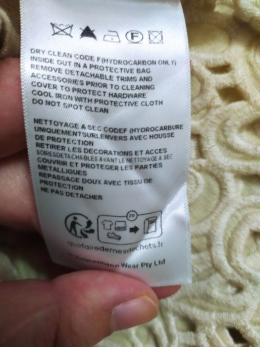 Vestido midi Zimmerman bordado