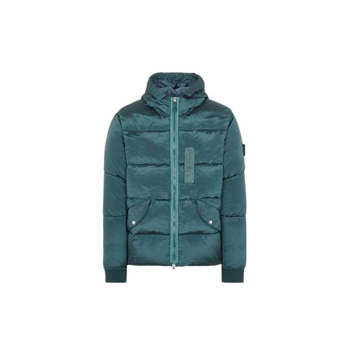 Пуховик SI 43619 Nylon Metal Down Jacket Dark Teal Green