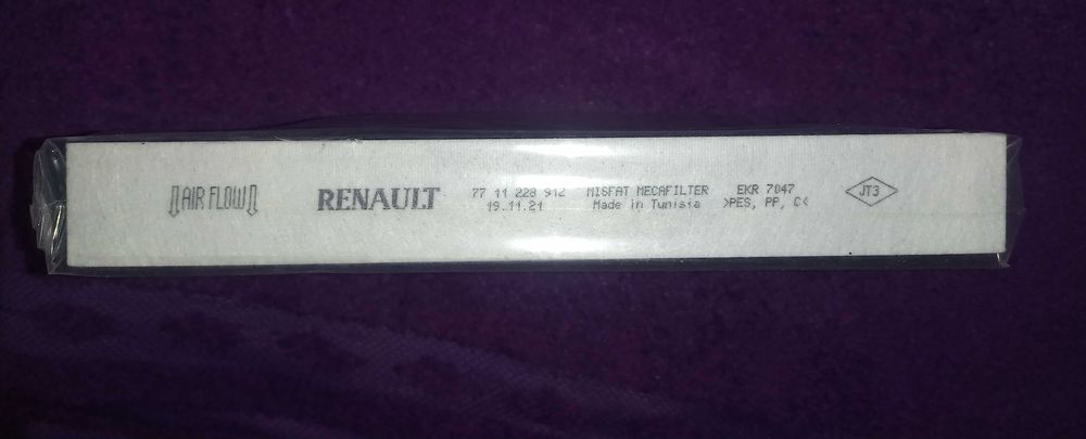 Фільтр салону Renault (RVI) 7711228912