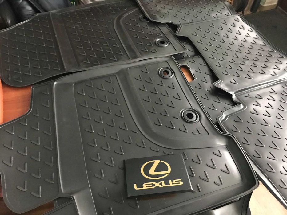 Новые! LEXUS LX-570\450D Оригинальные резиновые Коврики новые JAPAN