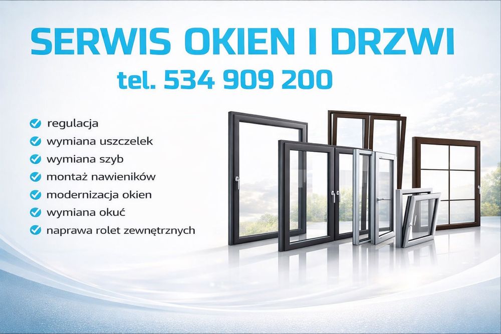 Serwis Naprawa Okien Drzwi Rolet Zewnętrznych