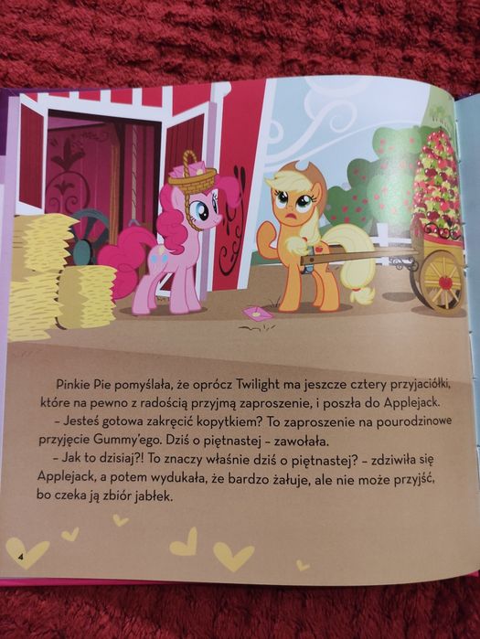 MY LITTLE PONY samotna impezka książka