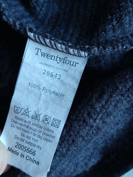 Twentyfour bluza polar cienki z kapturem rozmiar męskie S