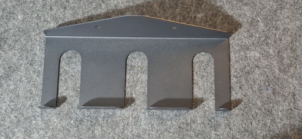 Suporte parede para 3 barras. Musculação - Novo