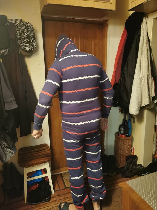 Kombinezon ciepły bawełna Rozmiar M L ok 180 cm