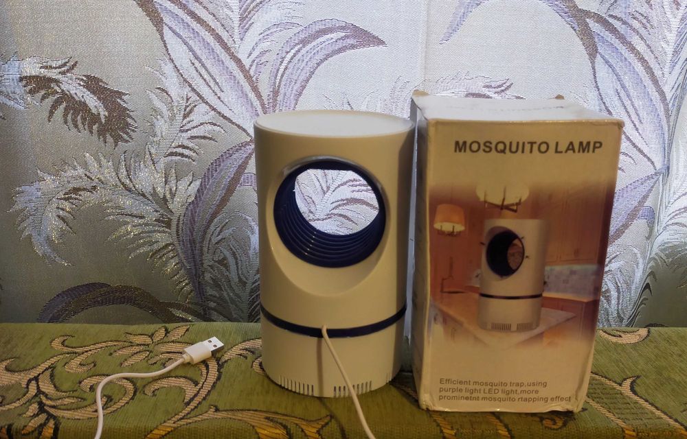 Лампа ловушка от комаров USB подключение