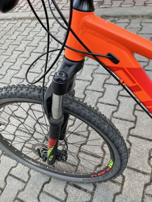 Rower mtb pomarańczowy unisex