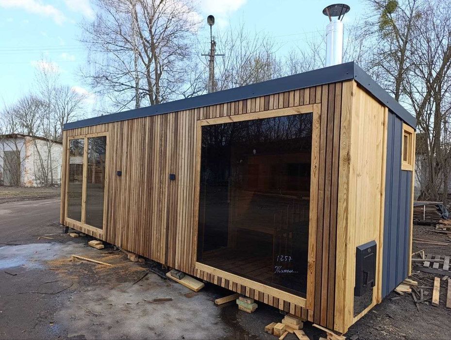 Баня прямокутна 7м*2,4м. ГОТОВА В НАЯВНОСТІ