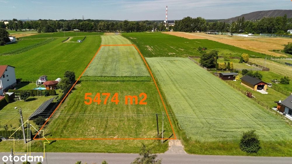 działka pod inwestycje developerską, Suszec 5475m