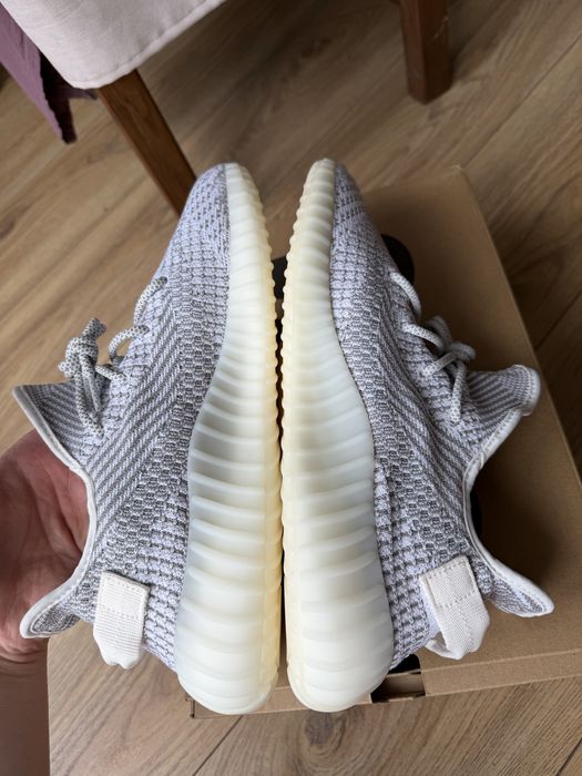 Adidas Yeezy Boost 350 V2 Static non Reflective buty sneakersy szare niskie 46 2/3