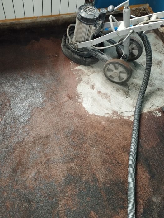 Szlifowanie wylewki betonu Usuwanie subitu frezowanie kleju z posadzki