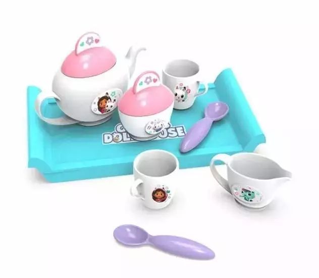 Taca z zastawą Koci Domek Gabi. Nowy Produkt