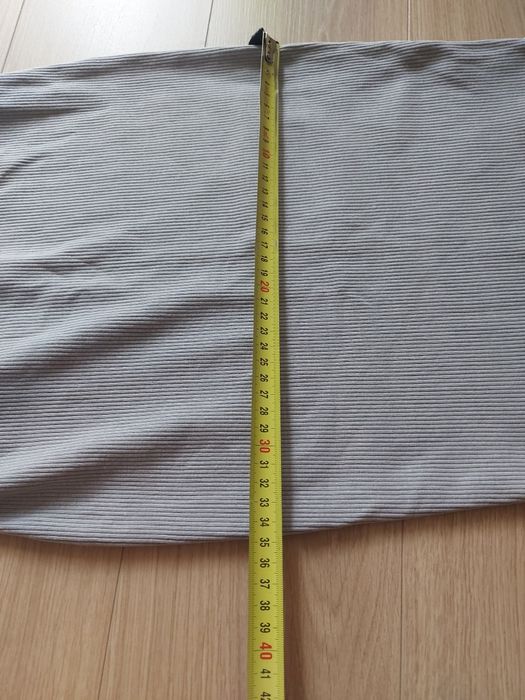 Spódnica prążek 164 xs szara nowa