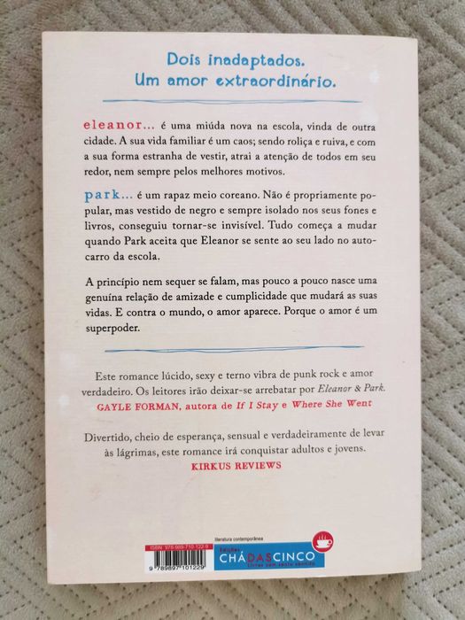 Livro "Eleanor & Park"