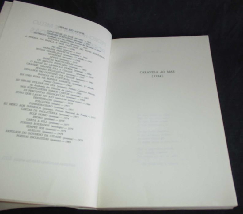 Livro Poesias Escolhidas Pedro Homem de Mello
