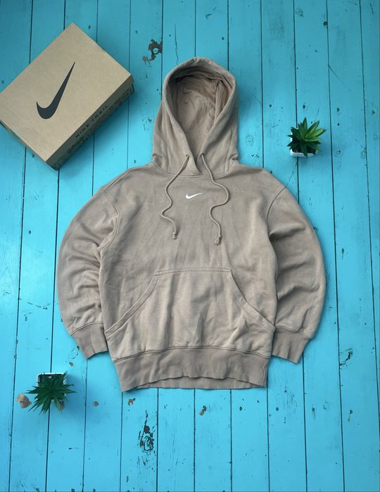 Женское худи Nike NSW Fleece, размер XS-S, женская кофта Nike, женская кофта с капюшоном Nike, толстовка Nike, свитшот Nike