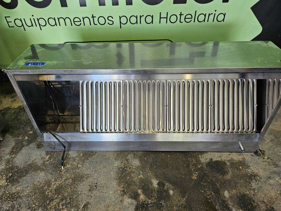 Hotte em inox com motor