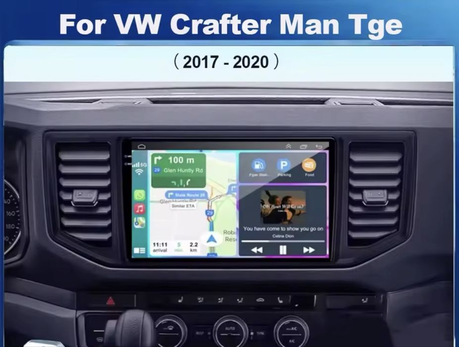 Андроід магнітола 10 дюймів для VW Crafter 2018+